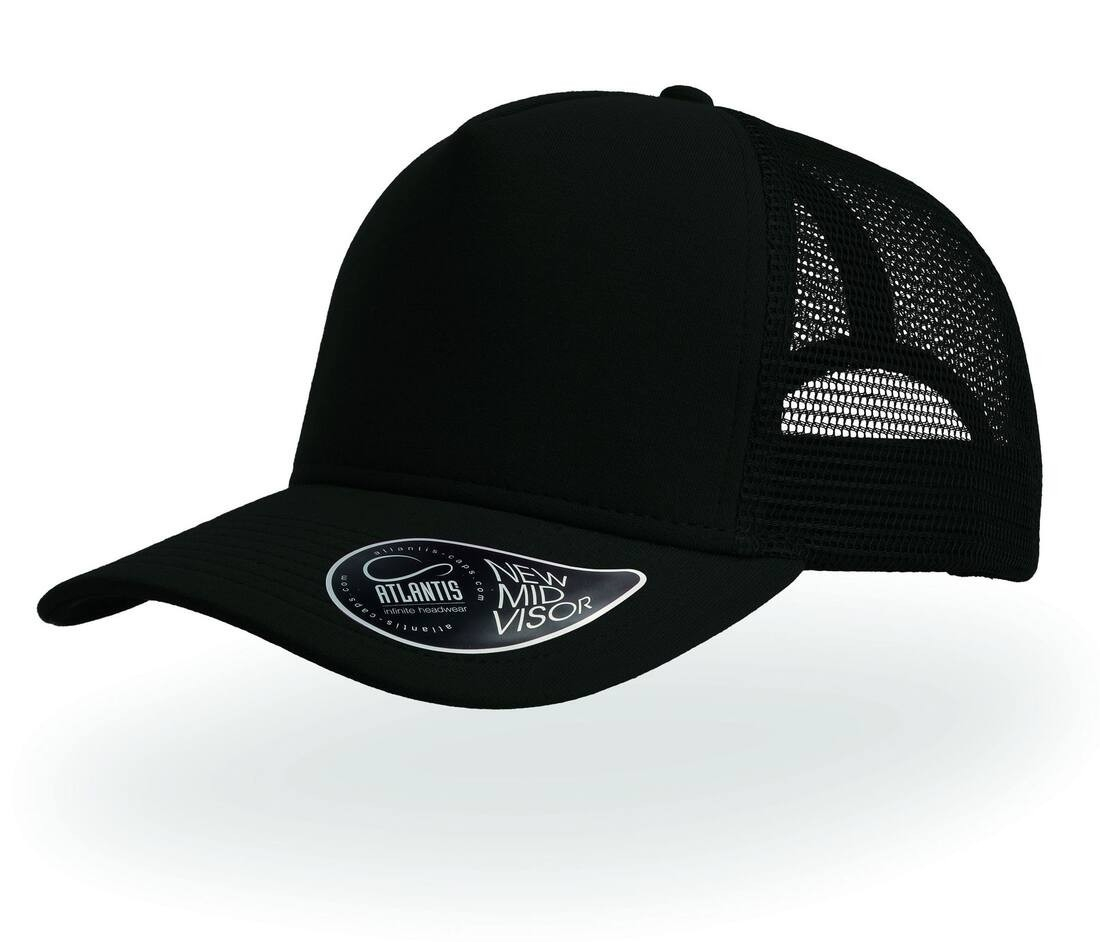 Casquette 5 pans style trucker en jersey