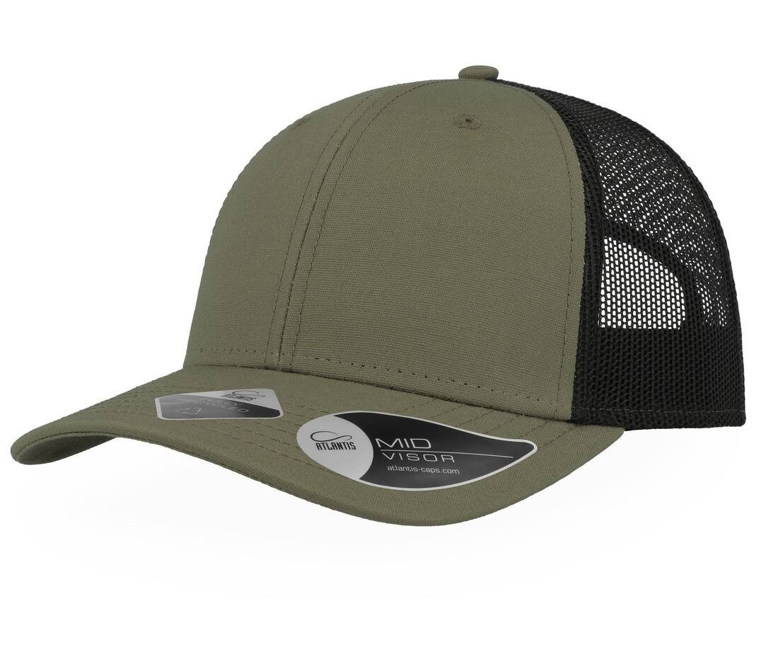 Casquette en coton et polyester recyclé