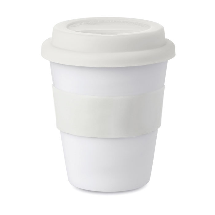 ASTORIA - Gobelet PP, couvercle silicone