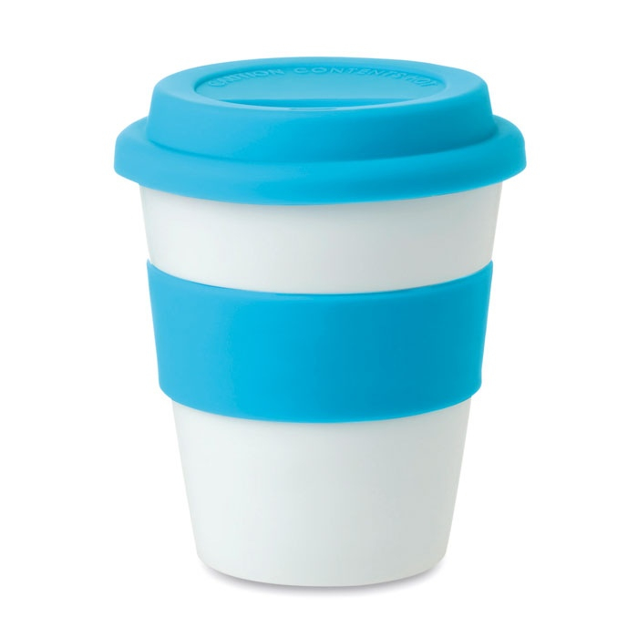 ASTORIA - Gobelet PP, couvercle silicone