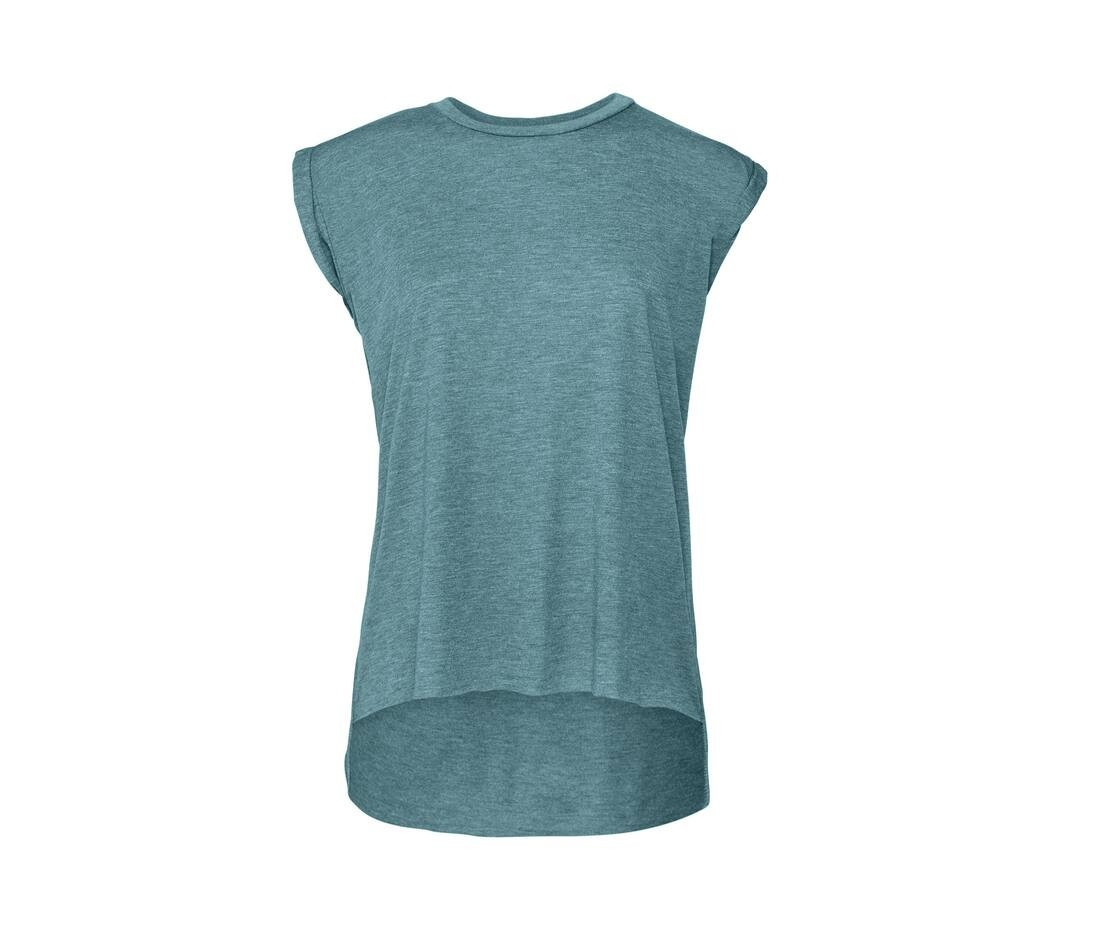 Tee-shirt femme manches roulées
