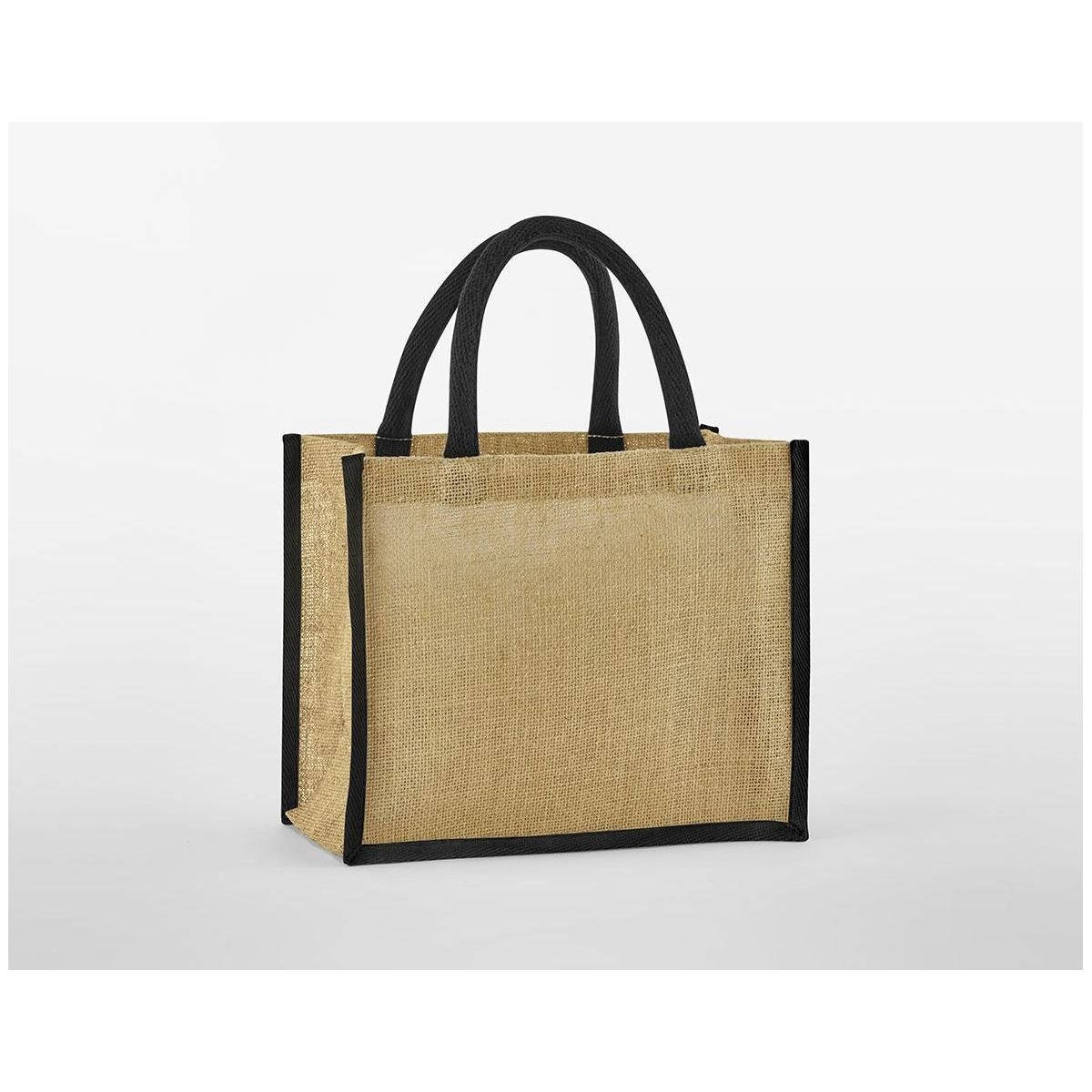 Petit sac shopping en toile de jute thumb