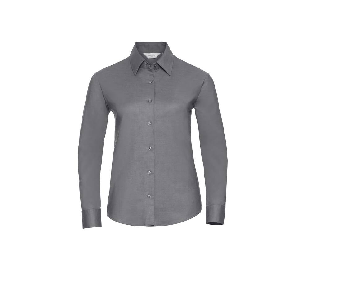 Ladies' long sleeve tailored oxford shirt