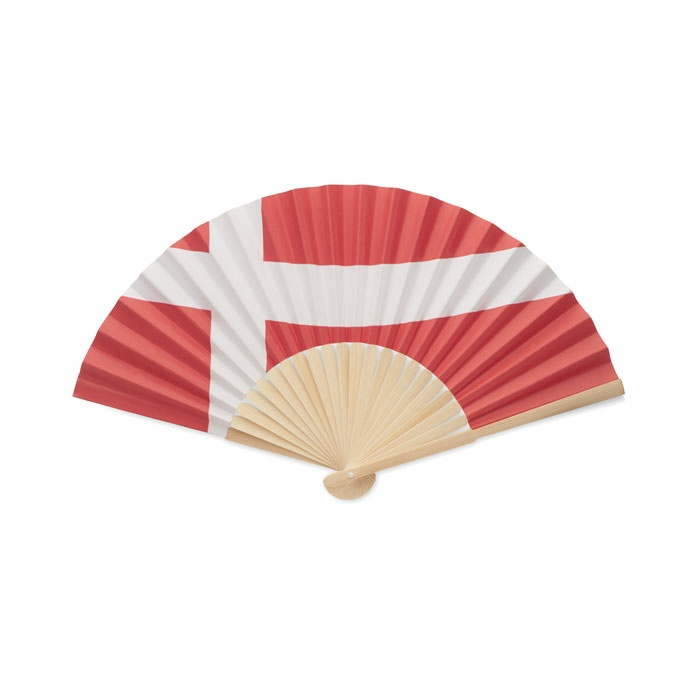 FUNFAN - Eventail à motif de drapeau