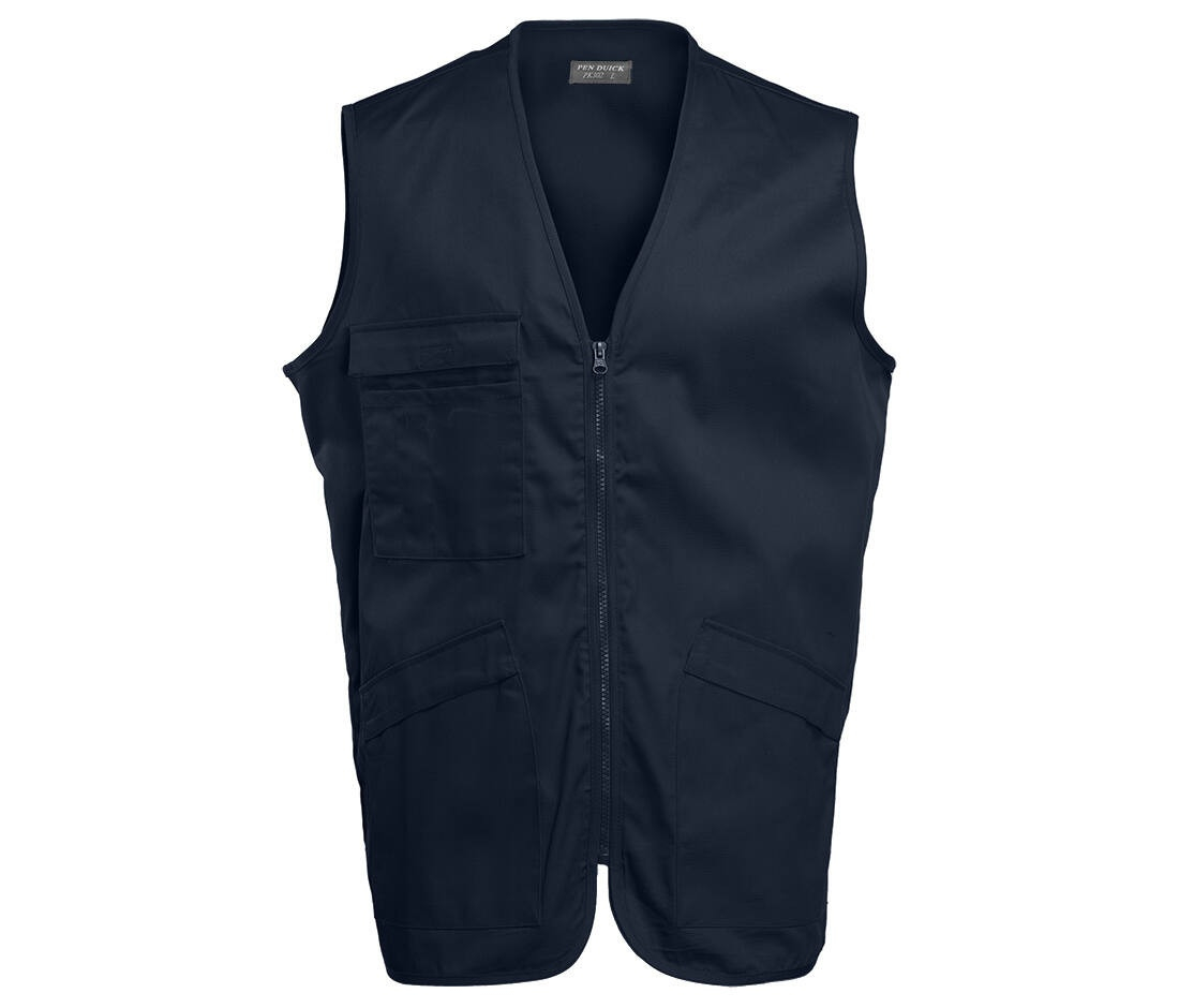 Gilet multi-poches polycoton