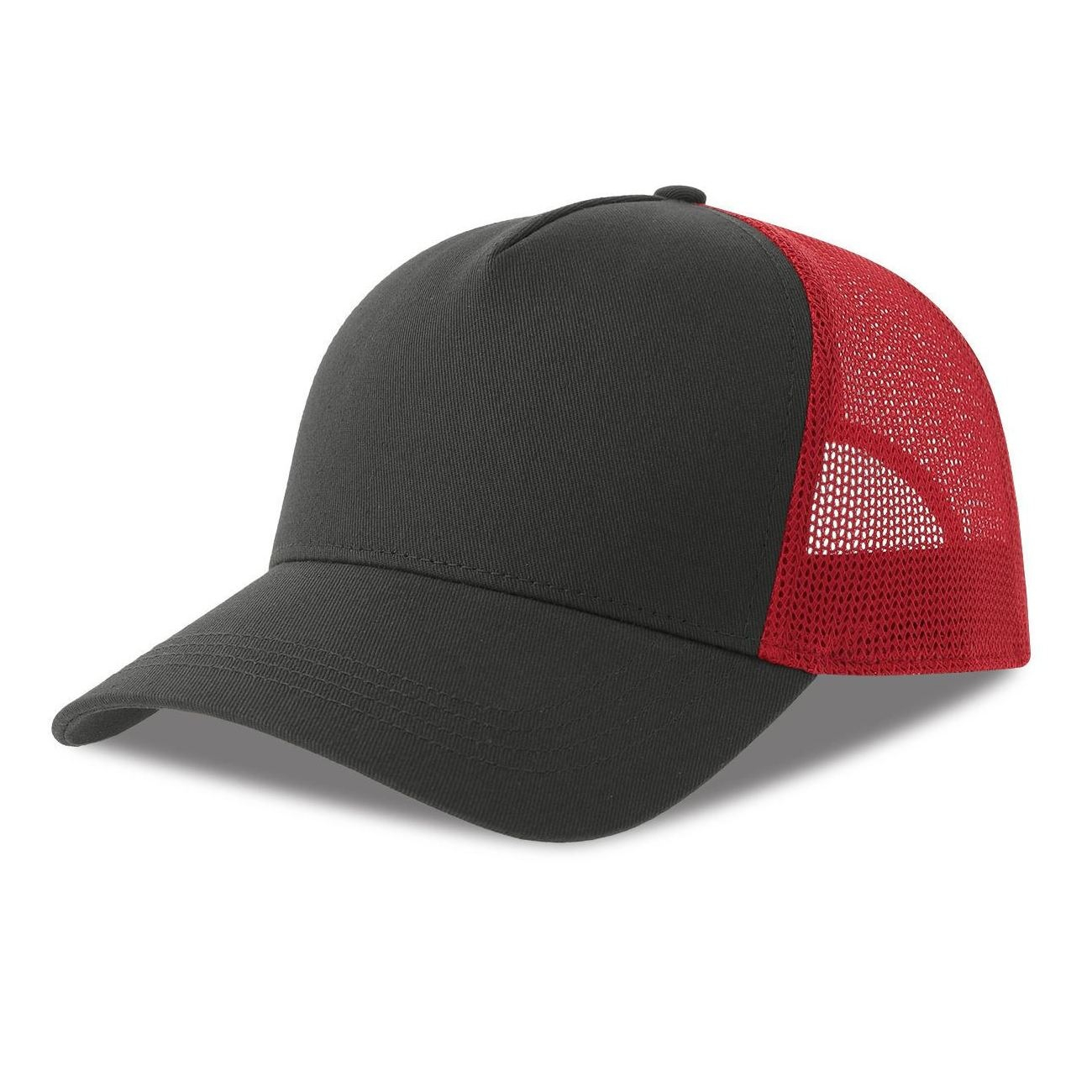 Casquette 5 pans style trucker en coton