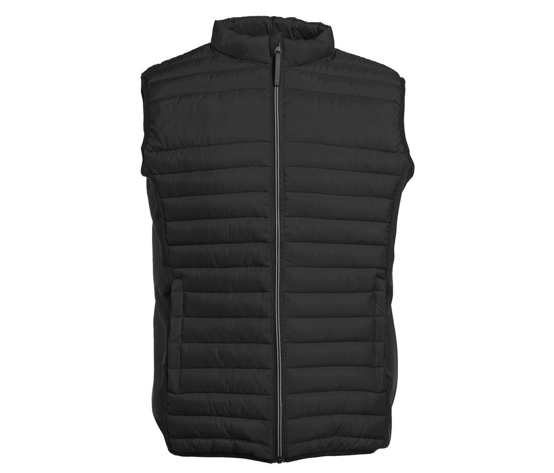 Bodywarmer bi-matière homme
