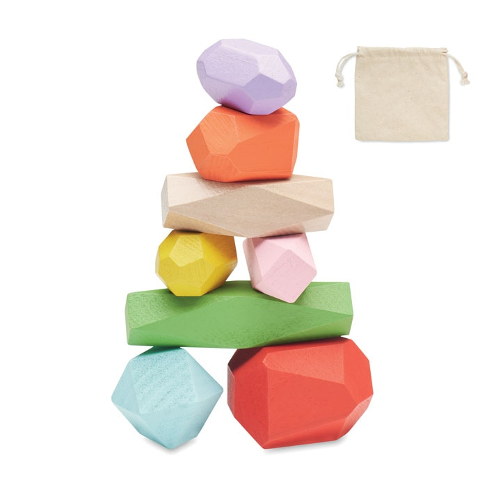 DOLMEN - 8 Pieces en bois empilables thumb