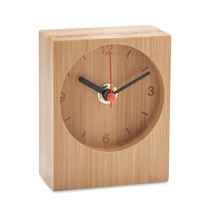 CLAMBU - Horloge de table en bambou thumb