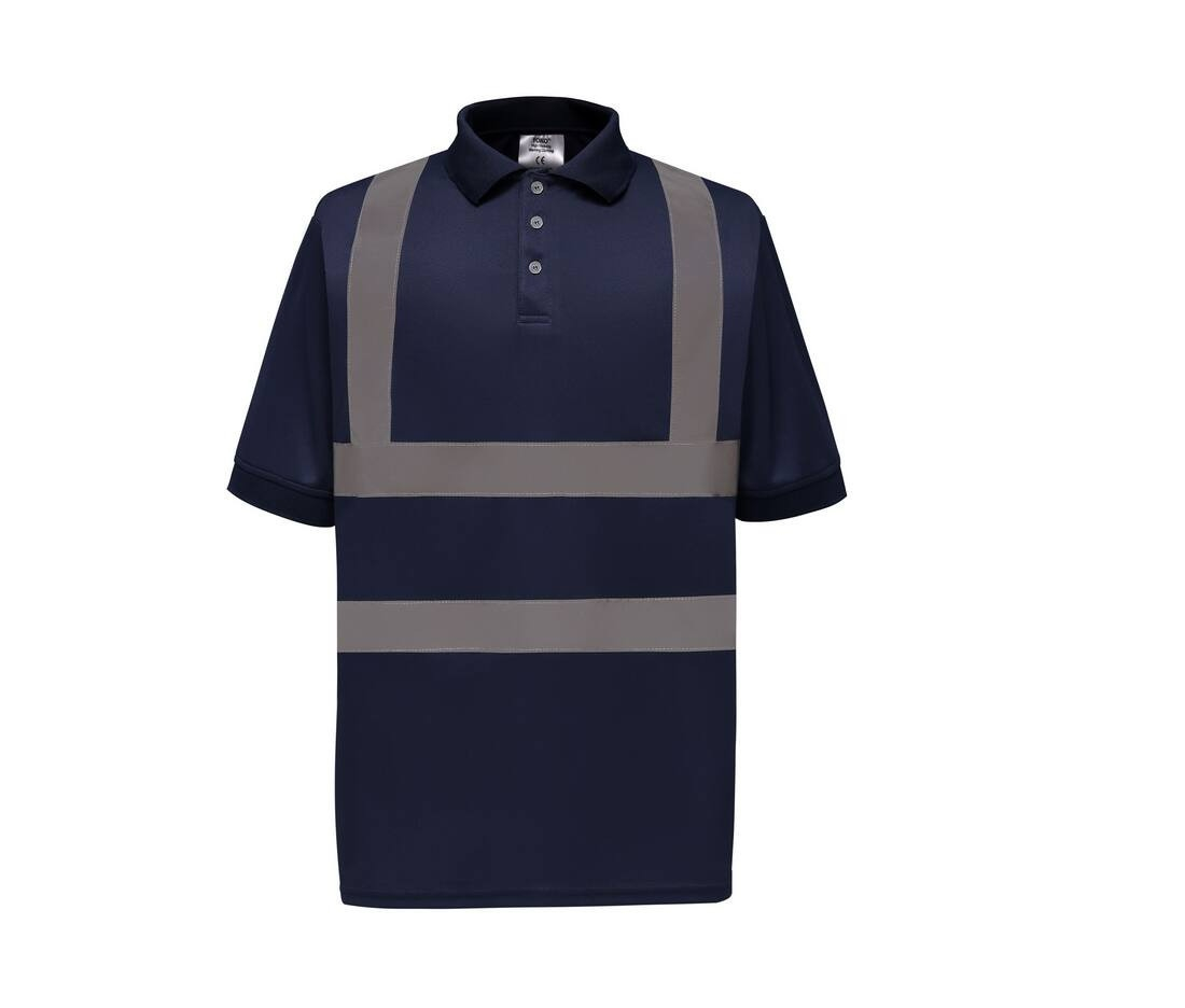 Polo manches courtes haute visibilité