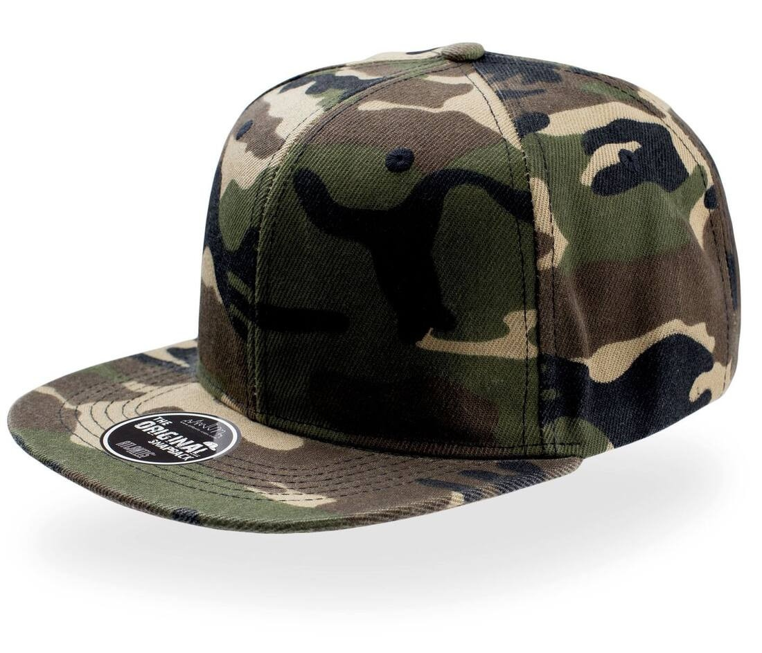 Casquette snap visière plate