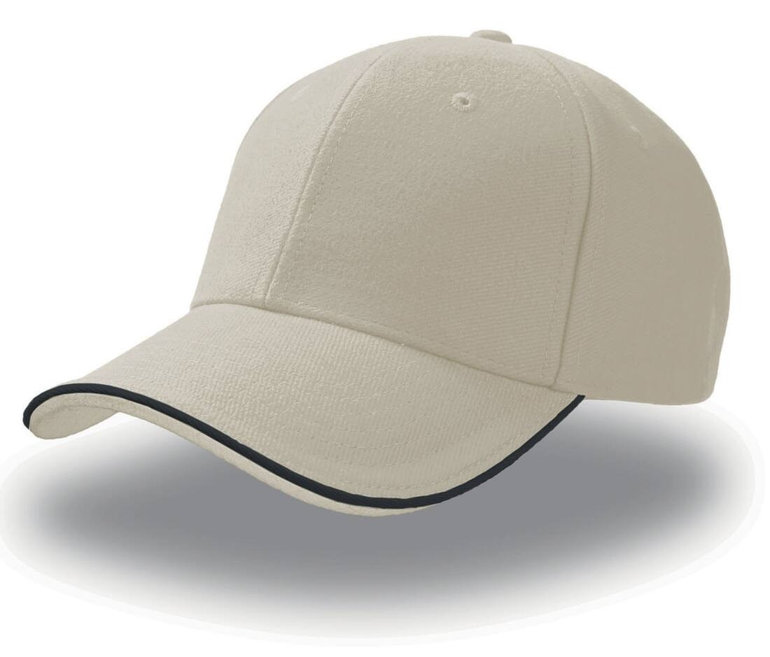 Casquette 6 pans contrastée