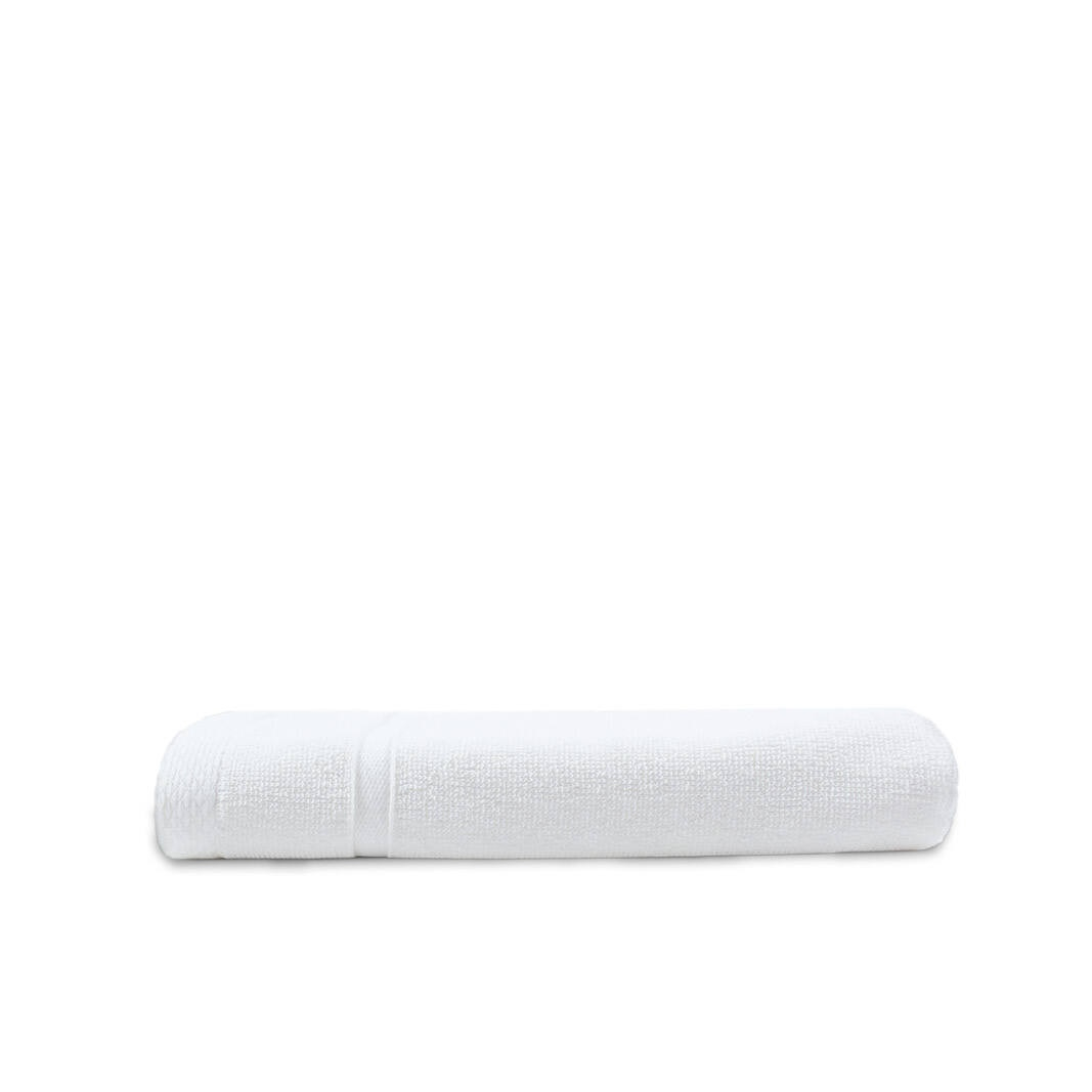 Serviette de bain en coton et polyester recyclé