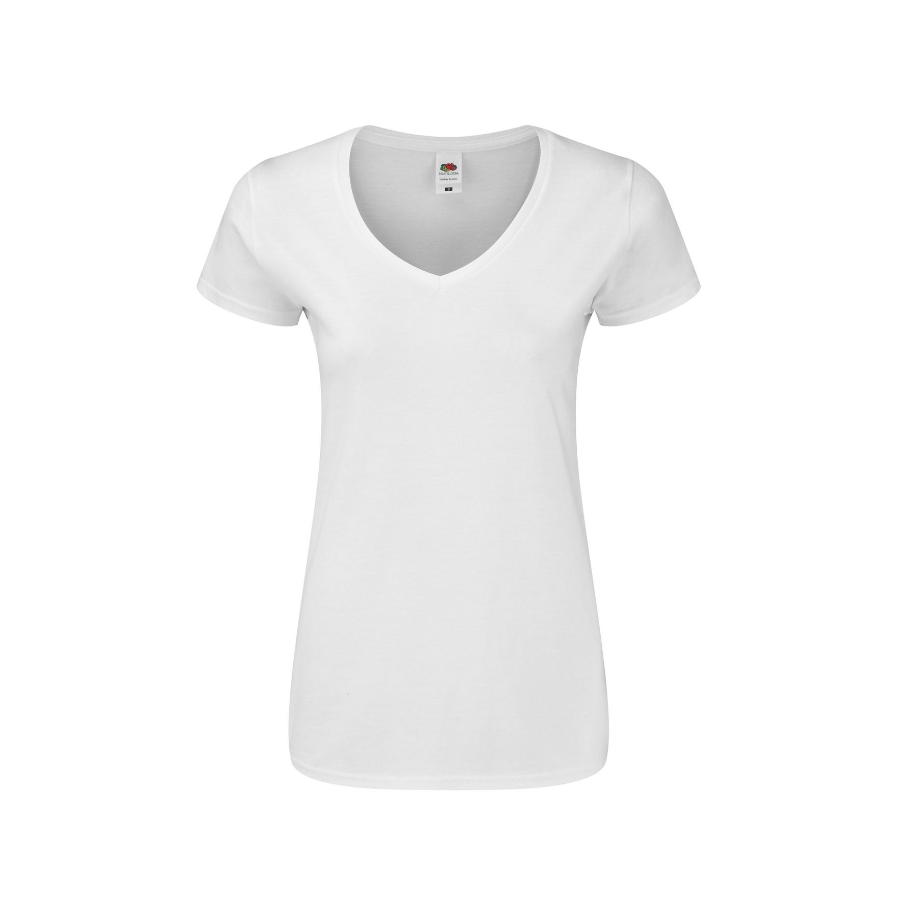 Tee-shirt femme col v