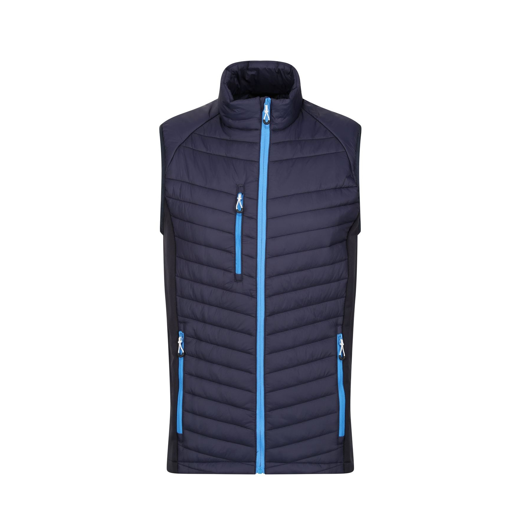 Bodywarmer bi-matière homme