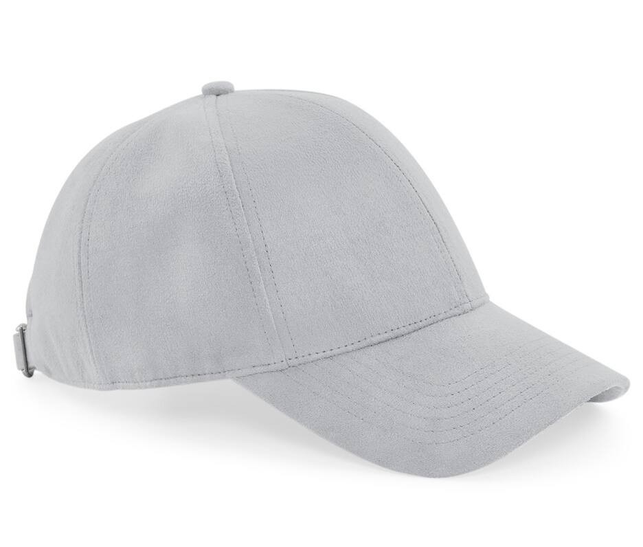 Casquette 6 panneaux en faux daim