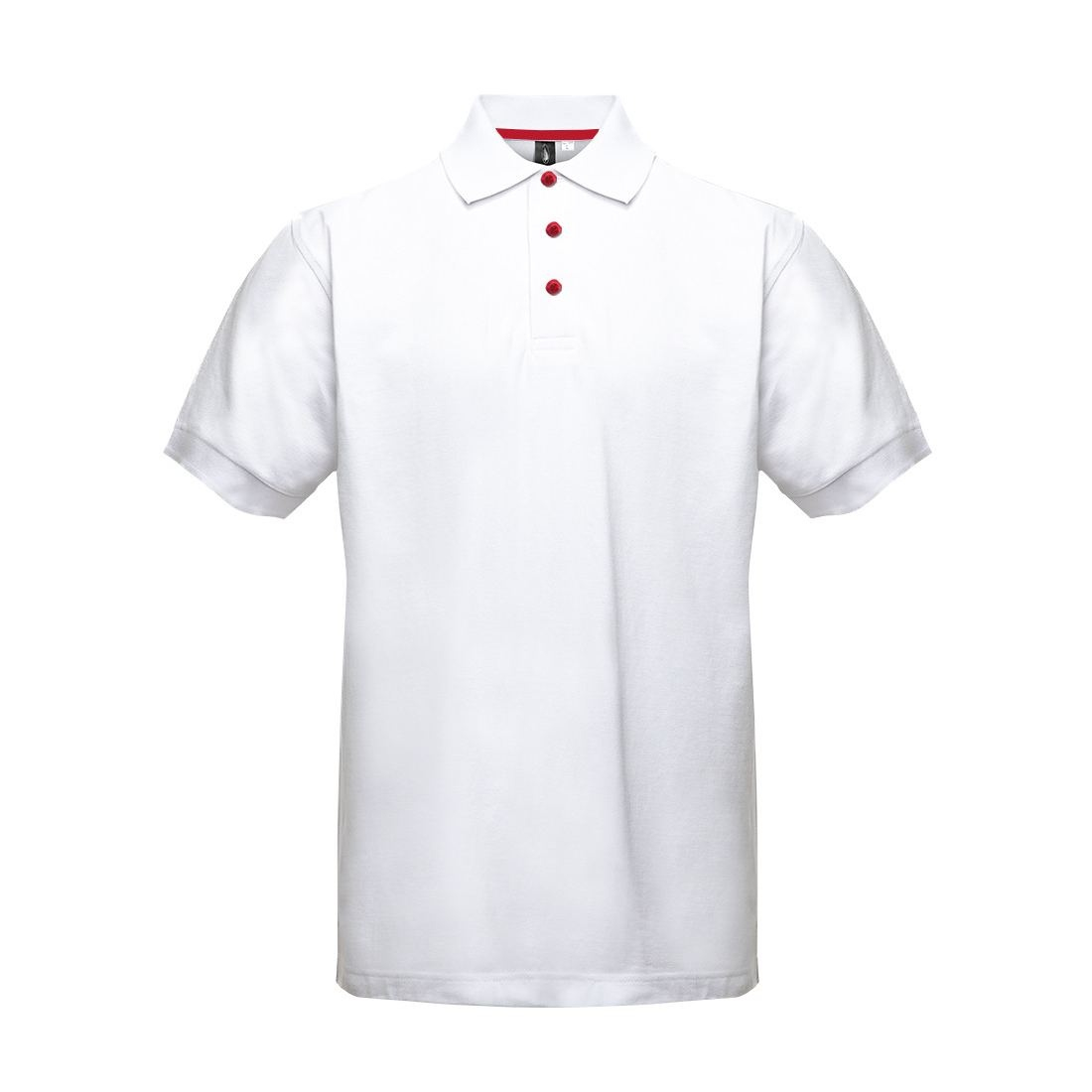 Polo avec boutons contrastés