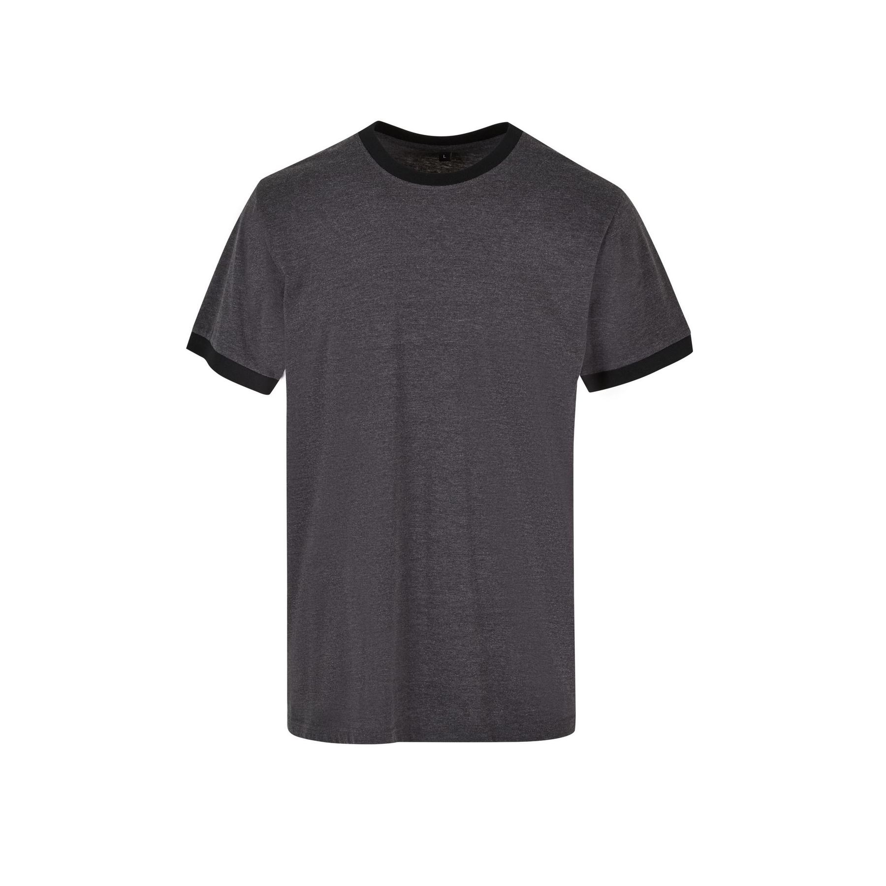 Tee-shirt bords côte contrastés thumb