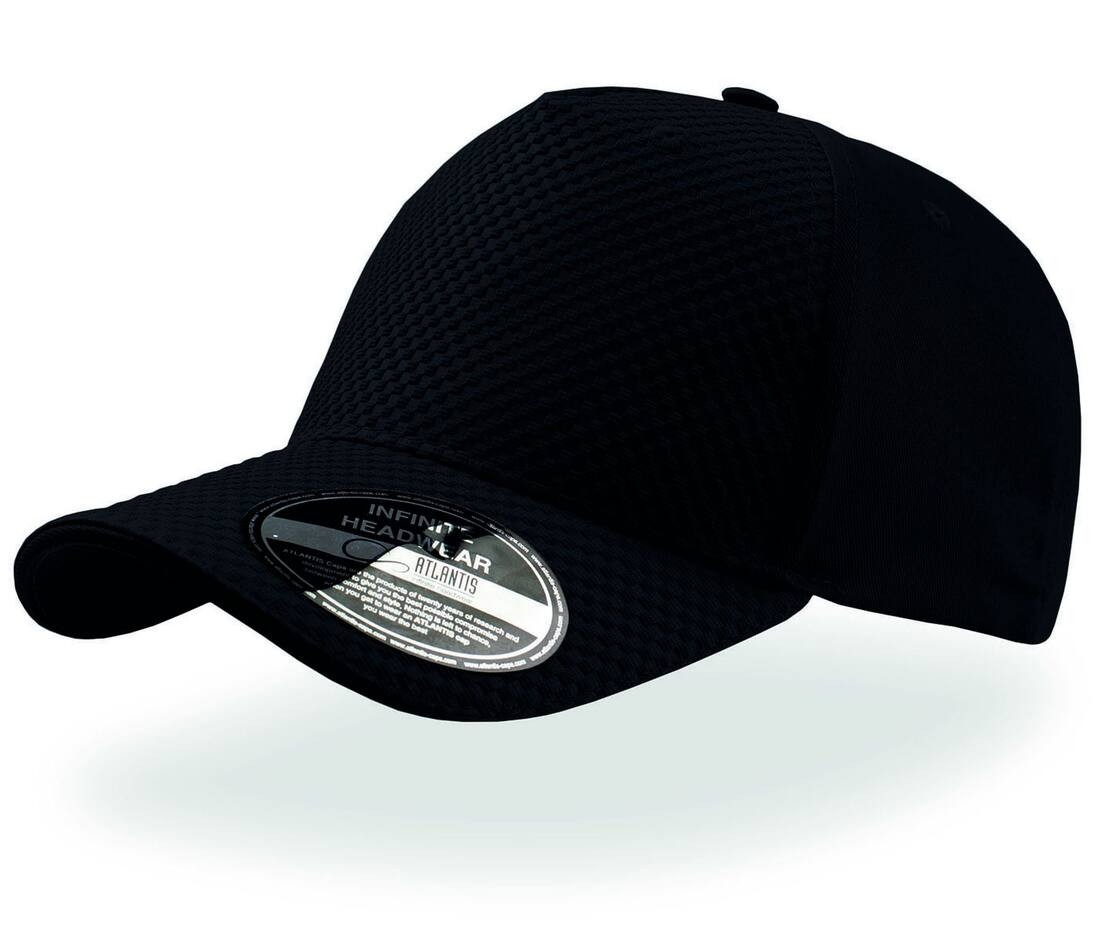 Casquette 5 pans effet nid d'abeille