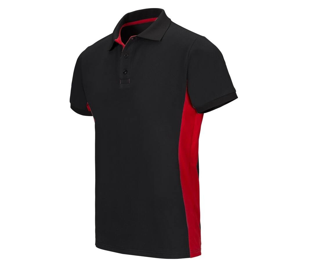 Polo bicolore manches courtes