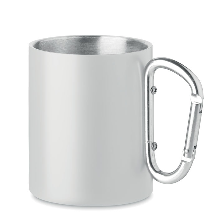 AROM - Mug en métal anse mousqueton thumb