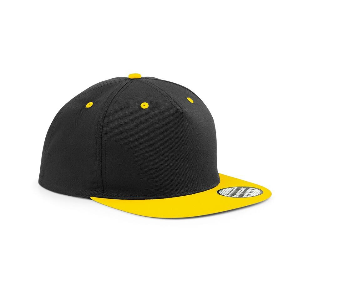 Casquette 5 pans avec visière contrastée