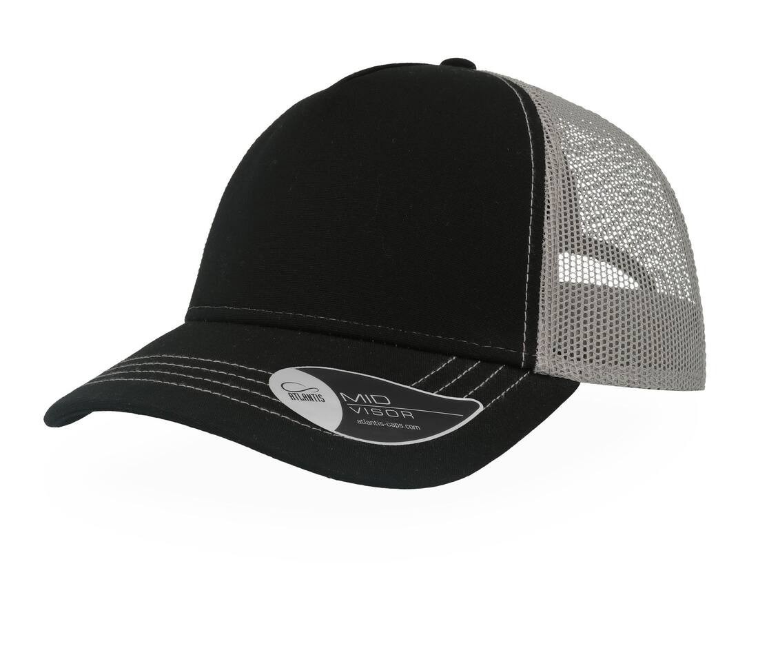 Casquette rapper en coton canvas