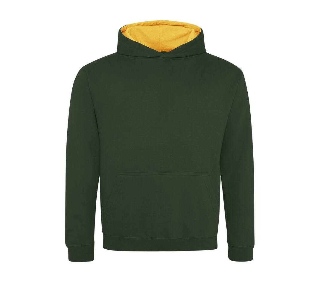 Sweat enfant capuche contrastée