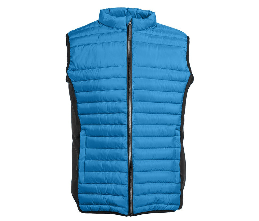 Bodywarmer bi-matière homme