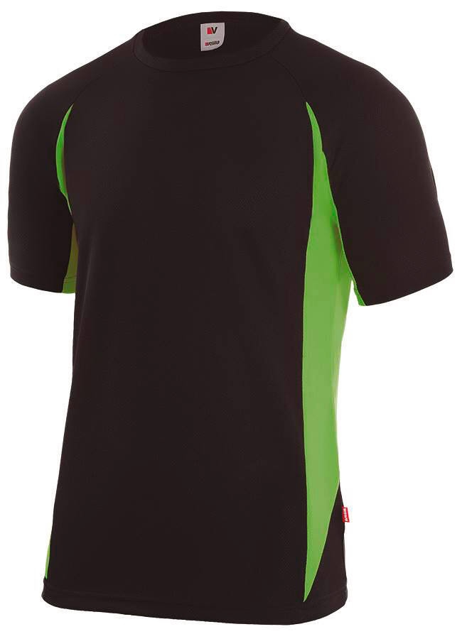 Tee-shirt technique bicolore