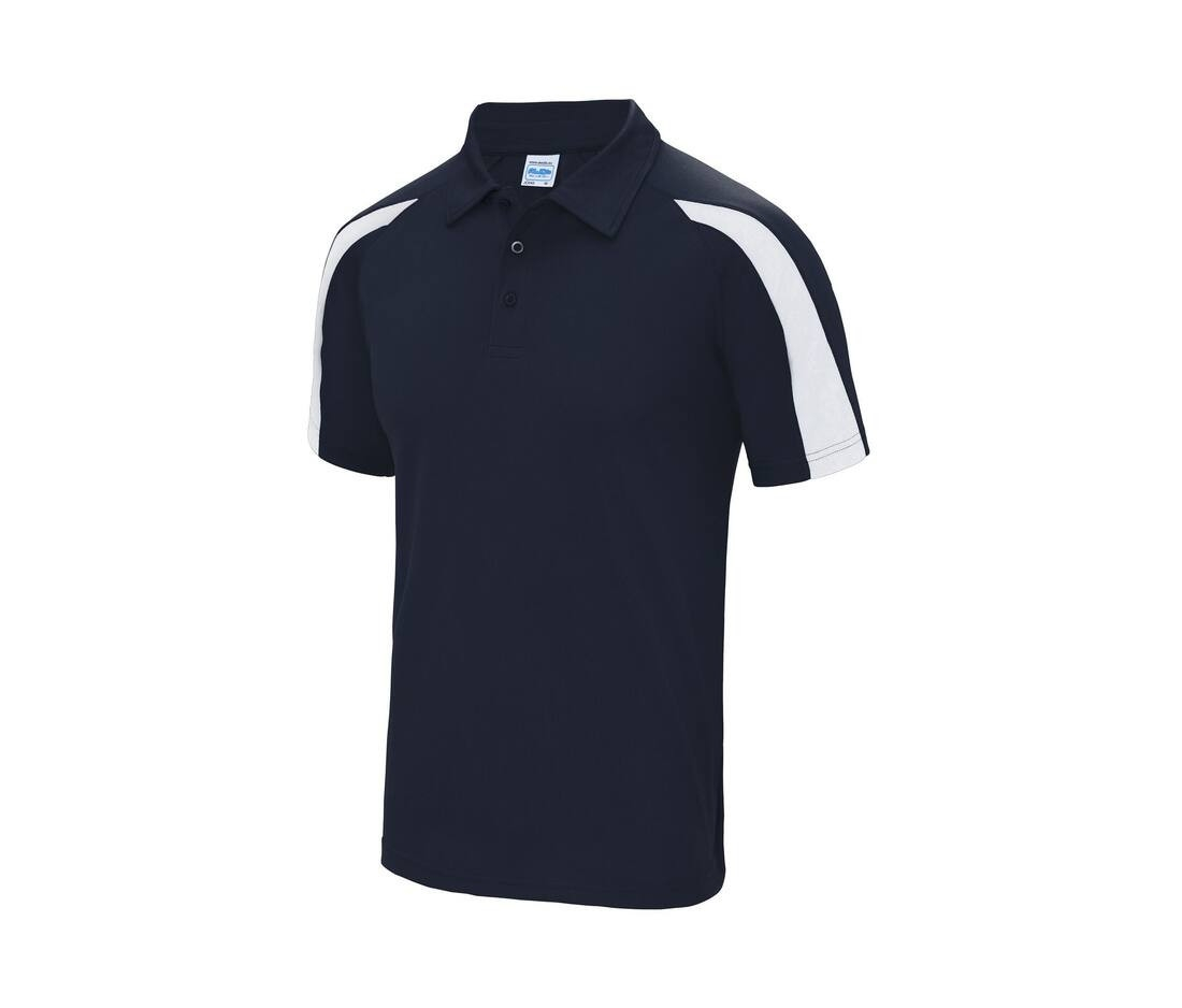 Polo de sport contrasté