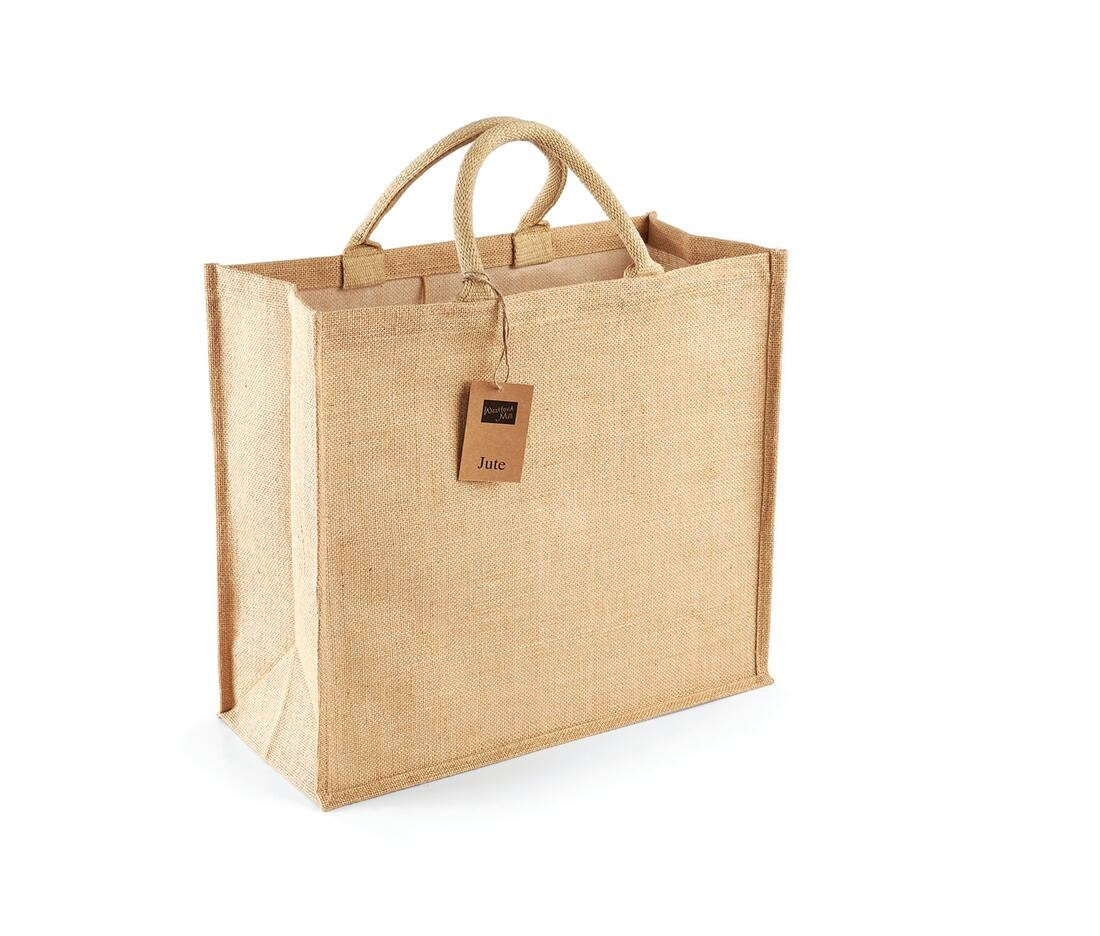 Grand sac shopping en toile de jute thumb