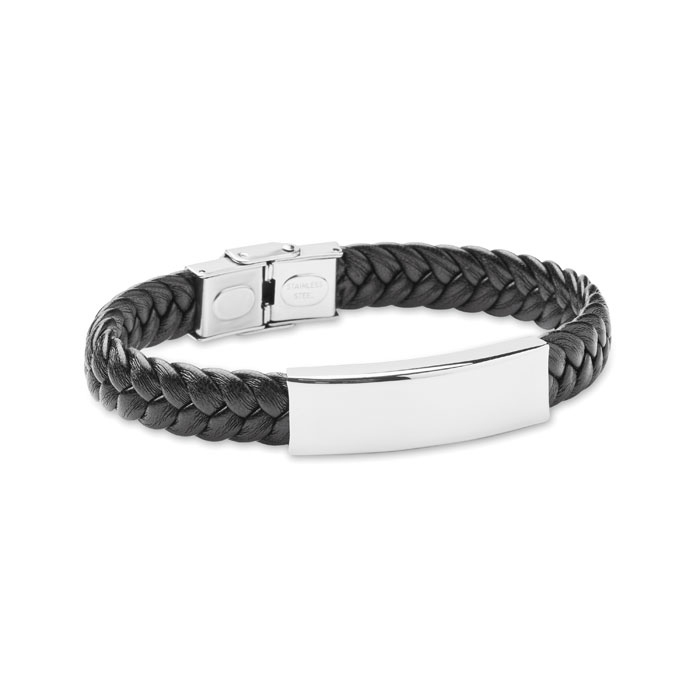 FAULET - Bracelet tressé en simili cuir thumb