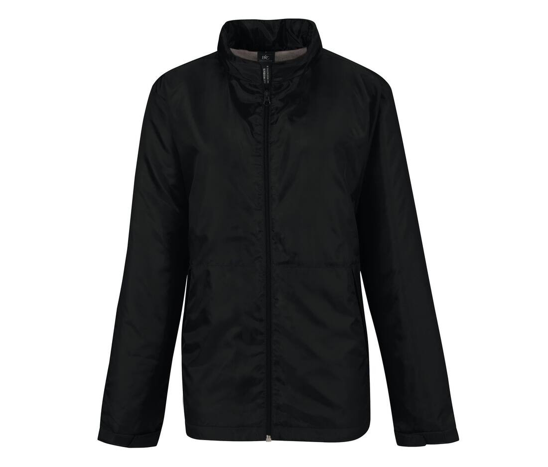 Veste coupe-vent doublée micropolaire femme