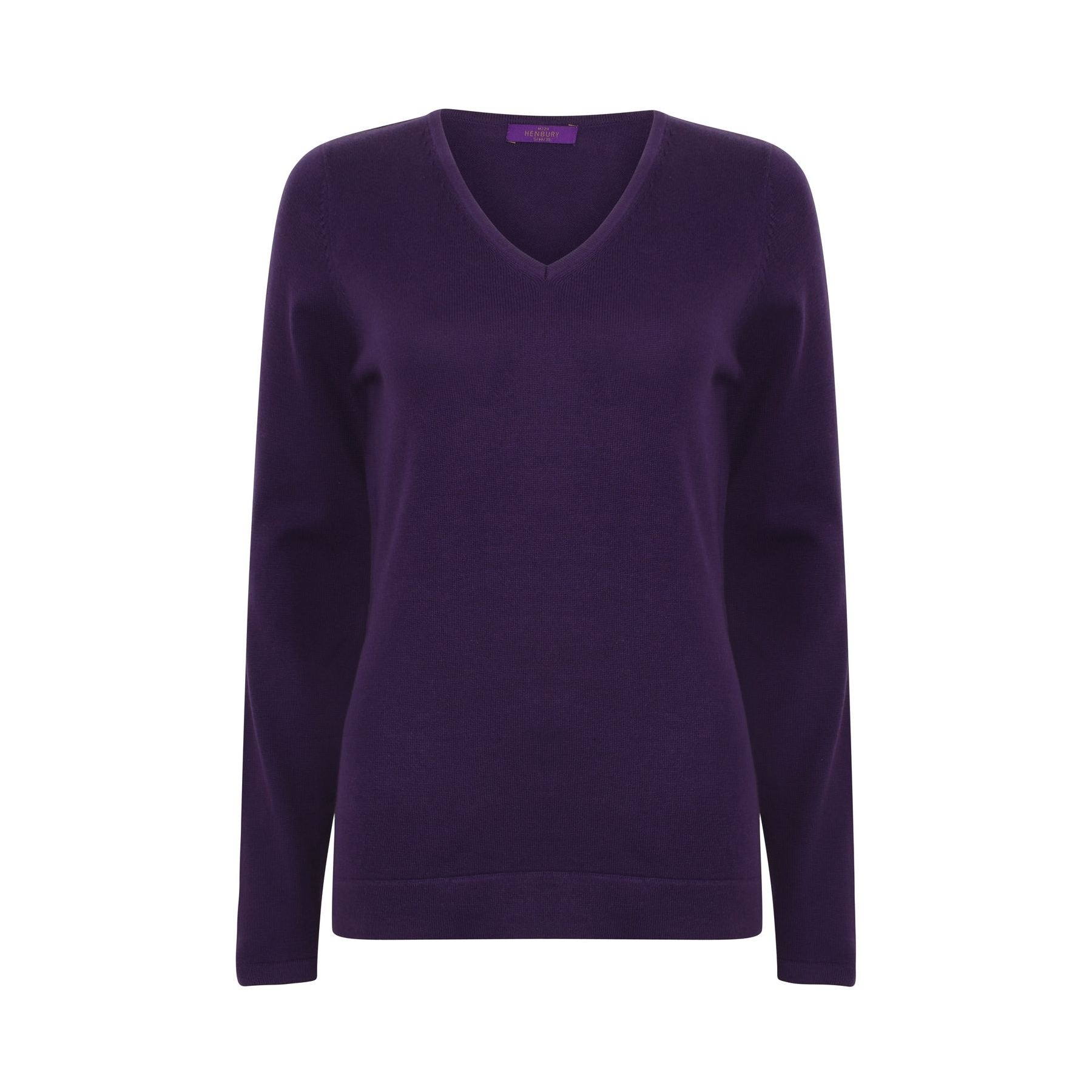 Pull col v femme