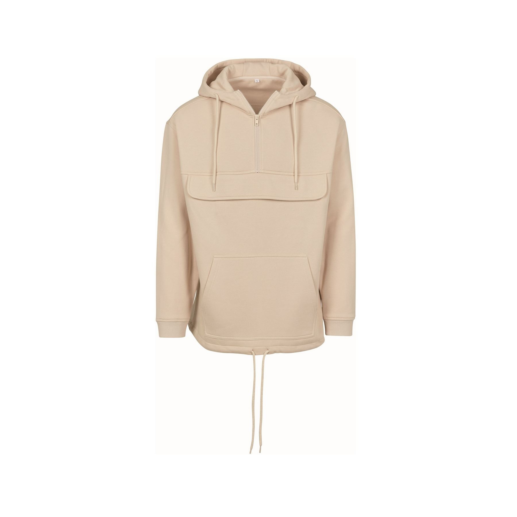 Sweat homme à capuche col zippé