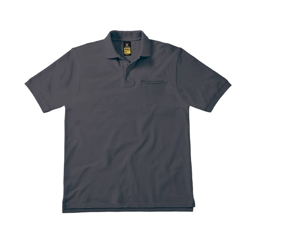 Polo 60° polycoton avec poche