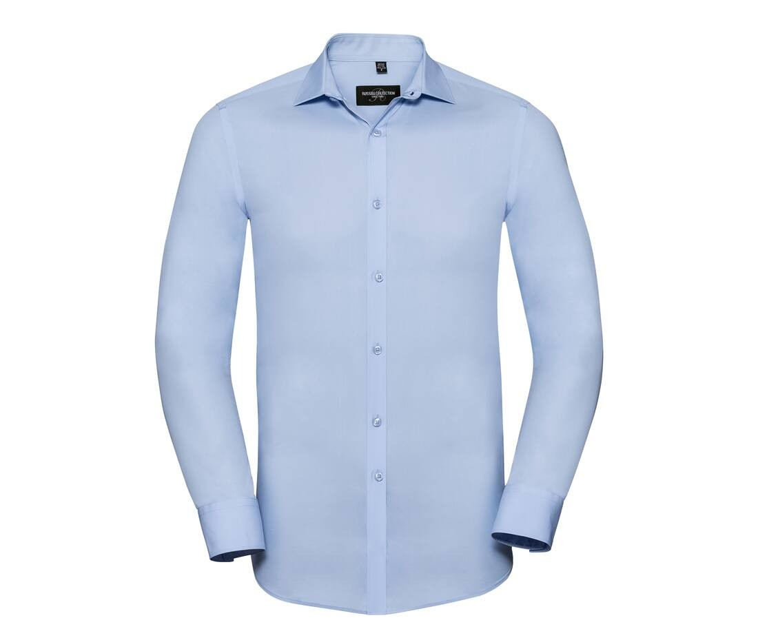 Men's long sleeve fitted ultimate stretch shirt thumb