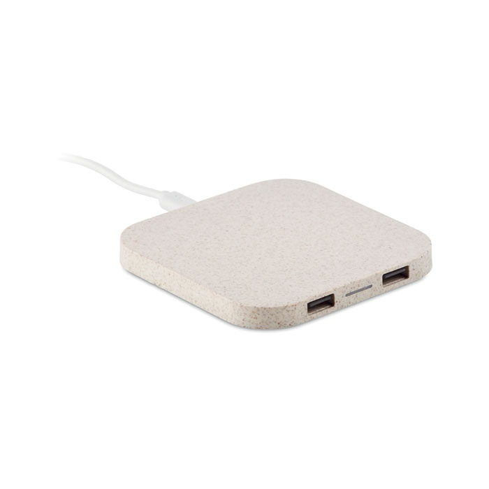 UNIPAD+ - Chargeur/hub paille de blé/ ABS thumb