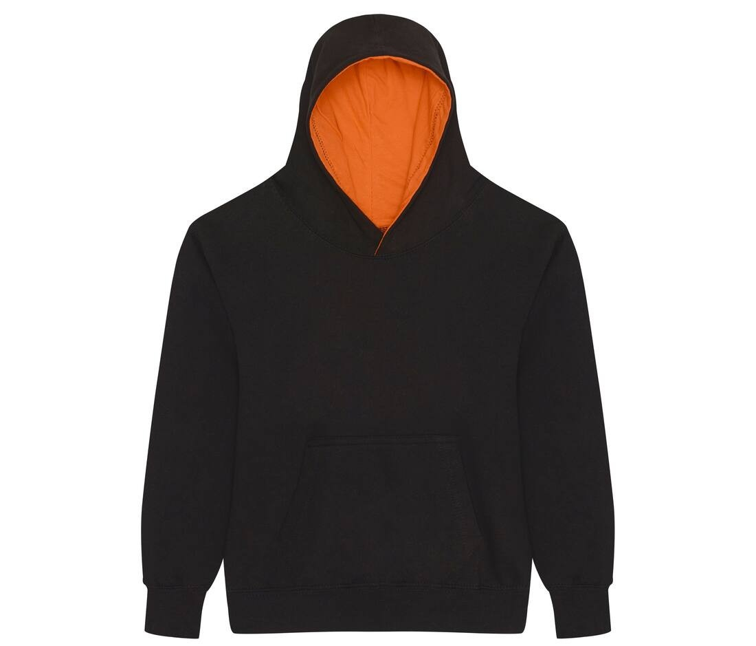 Sweat enfant capuche contrastée