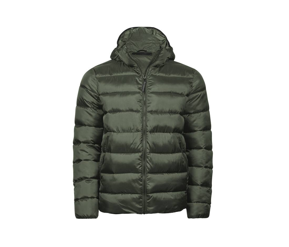 Doudoune à capuche en polyester recyclé