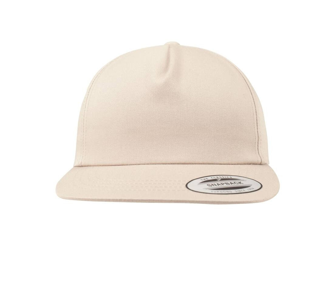 Unstructured 5-panel snapback
