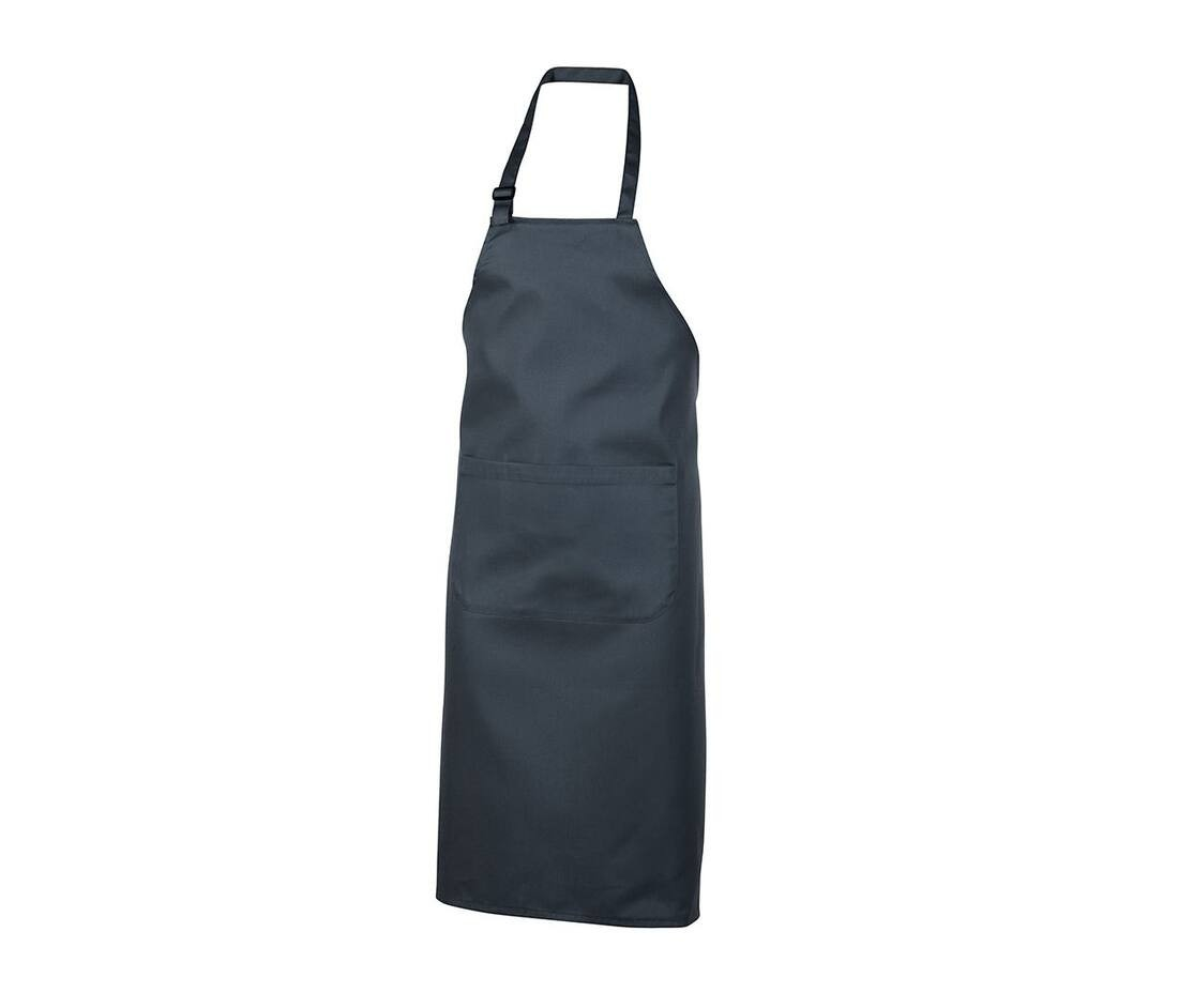 Tablier à bavette polycoton avec poche