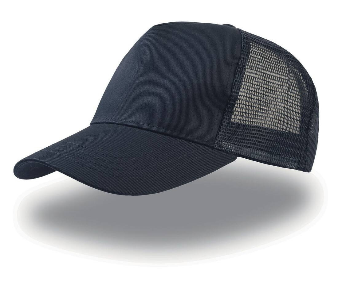 Casquette 5 pans style trucker en coton