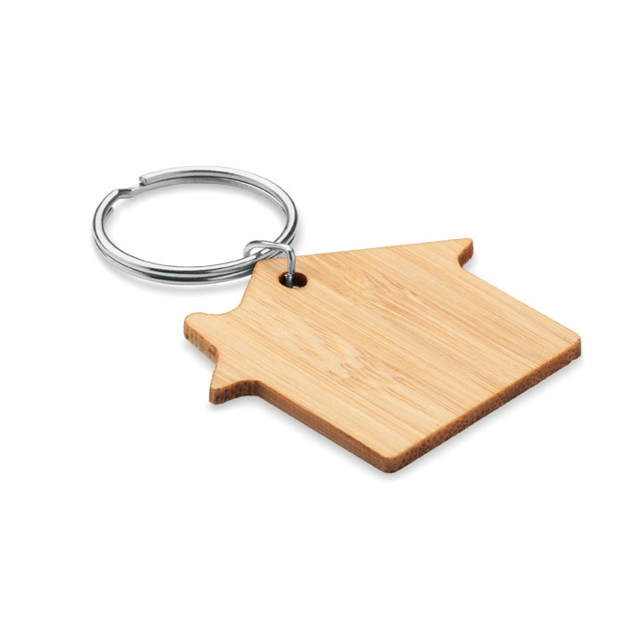 HOUSEBOO - Porte-clés maison bambou thumb