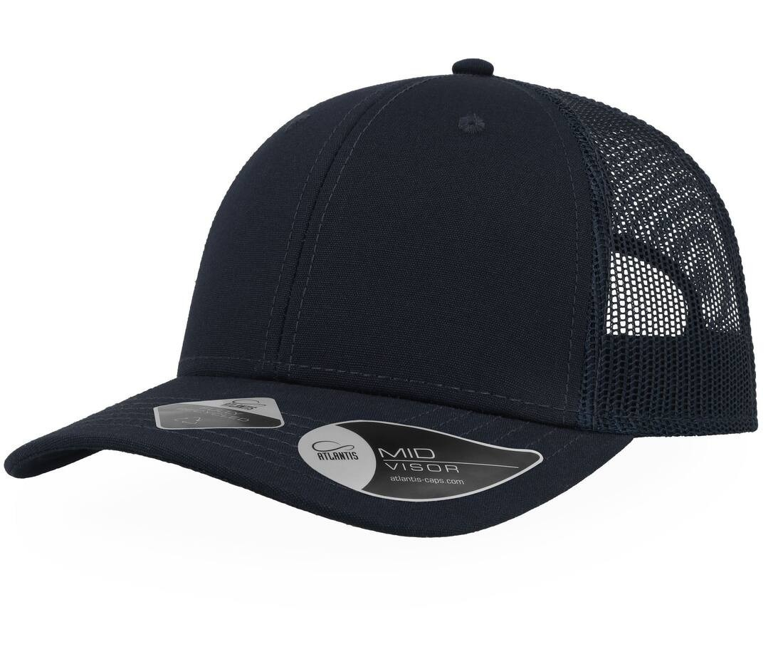 Casquette en coton et polyester recyclé