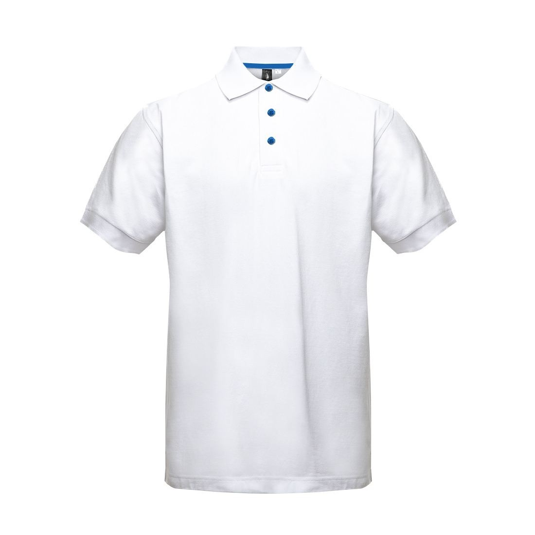 Polo avec boutons contrastés