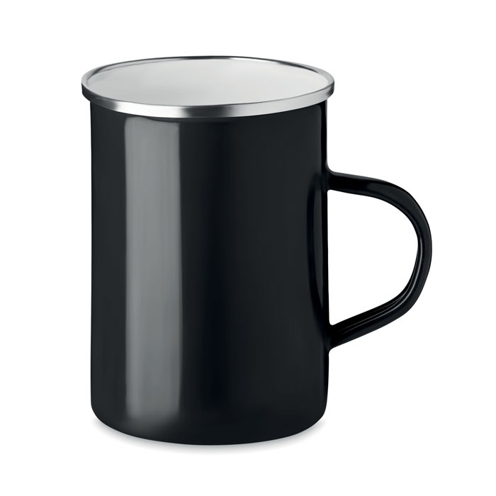 SILVER - Tasse en métal couche d'émail
