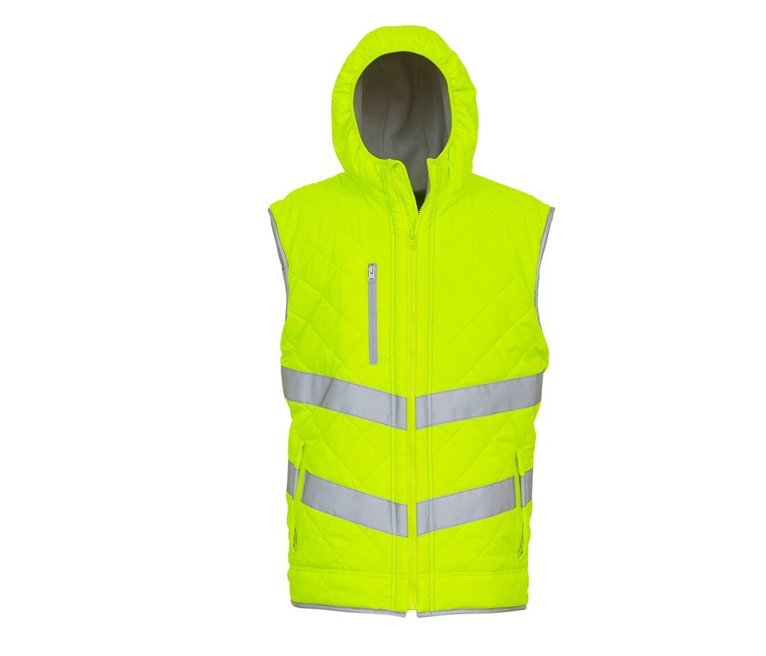 Bodywarmer matelassé haute visibilité
