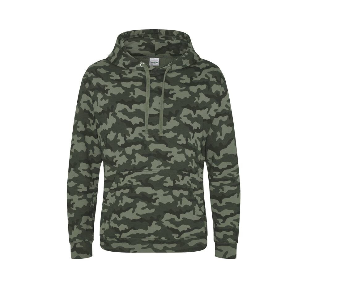 Sweat capuche camouflage